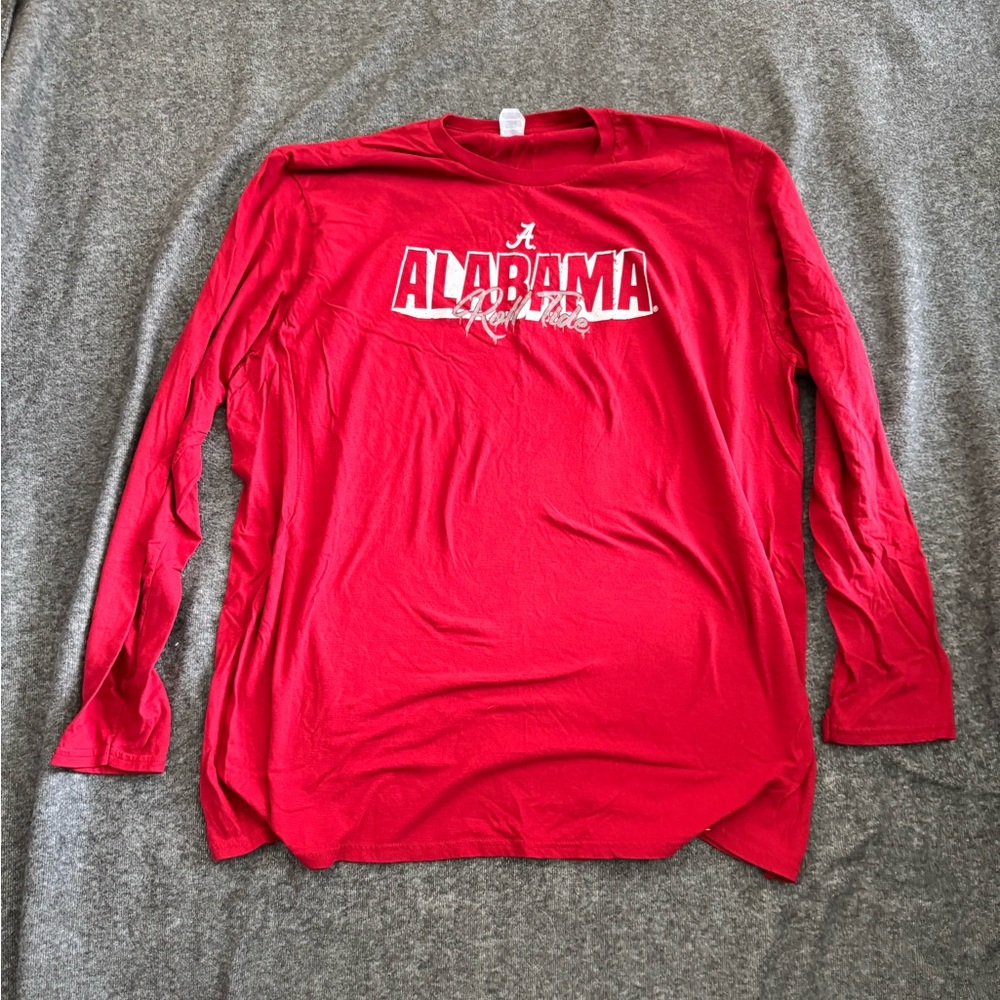 Alabama Red Long Sleeve Shirt